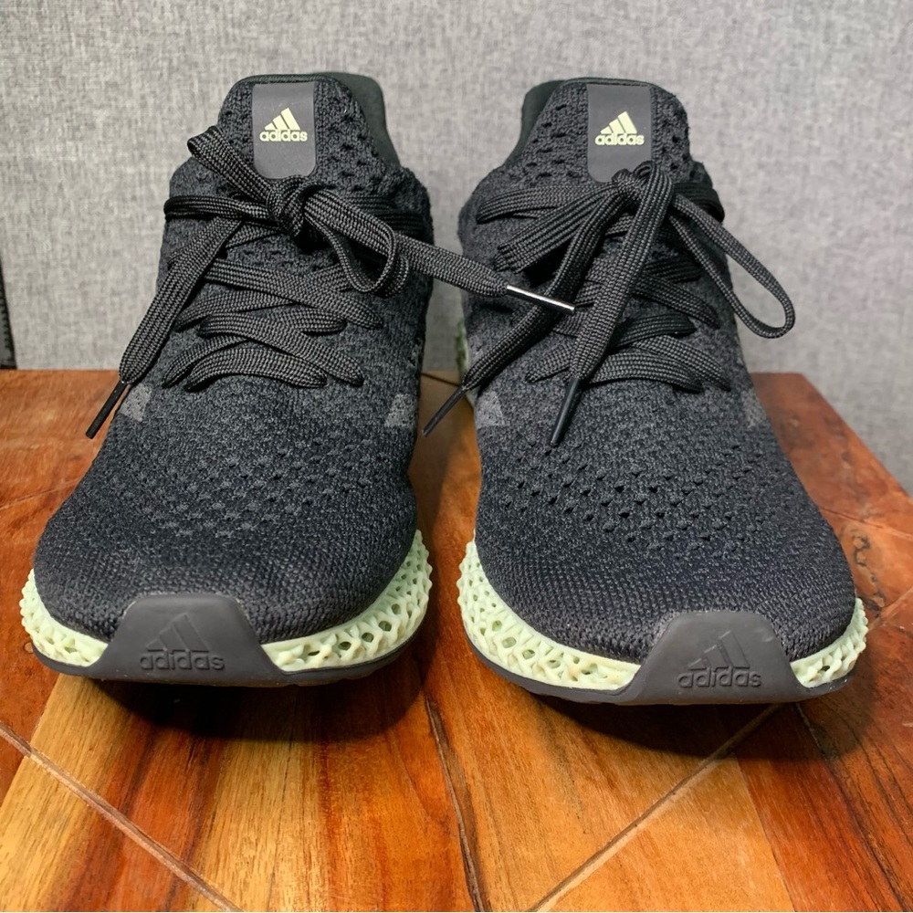 Adidas Futurecraft 4D Shoes 2020 Black Green men’s Size 8- FZ2560 - Picture 3 of 9